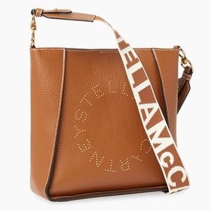 Stella McCartney mini studded logo crossbody bag